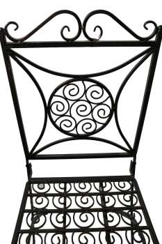 Bezaubernde Sitzgarnitur Santos aus Metall klappbar 4-tlg. - Gartenmöbel Sitzgarnitur